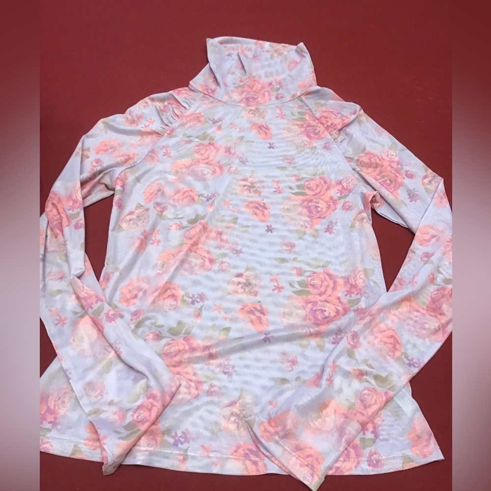 New Free People It’s Fair game mesh sheer top